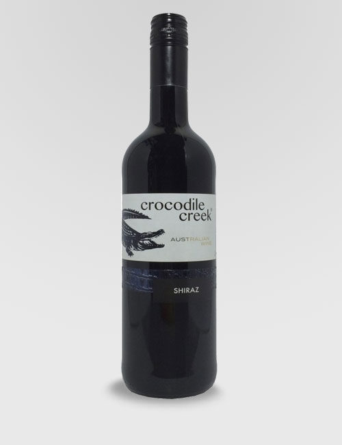 Вино "Крокодайл Крик" Шираз красное полусухое 0,75л.